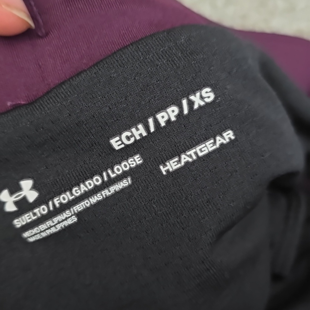 Under Armour Women's Purple Shorts - Picture 3 of 3